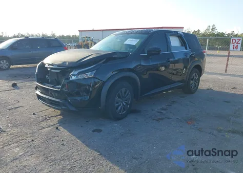 2022 Nissan Pathfinder S 4Wd z USA, uszkodzony, nr VIN 5N1DR3AC2NC231971